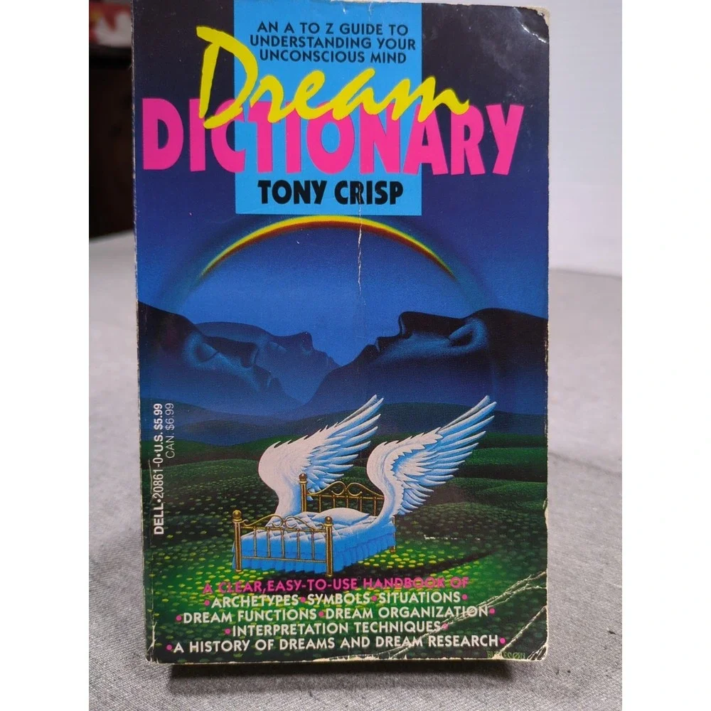 Dream Dictionary Guide To Dreams & Sleep Experiences Tony Crisp VTG 1991 Dell PB